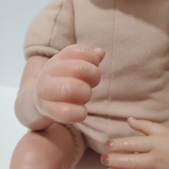 Sleeping 20 Inch Silicone Baby Realistic Cloth Torso Life-Like Baby Doll - Picture 4 of 16